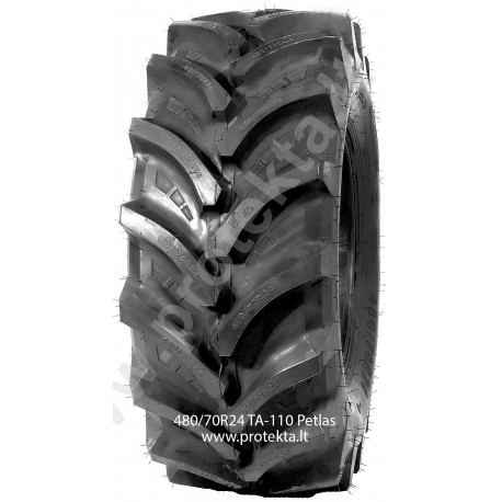 Tyre 480/70R24 TA110 Petlas 138A8/135B TL