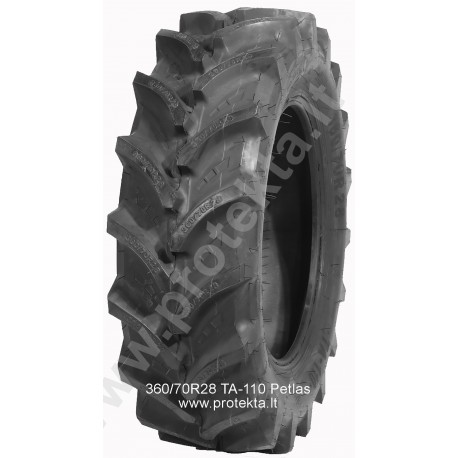 Tyre 360/70R28 TA110 Petlas 125A8/122B TL
