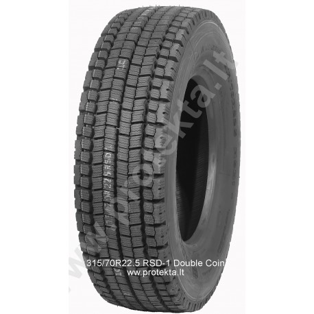 Padanga 315/70R22.5 RSD-1 Double Coin 18PR 154/150L TL M+S (gal.žm)