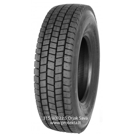Padanga 315/80R22.5 Orjak 03 Plus Sava 154M TL