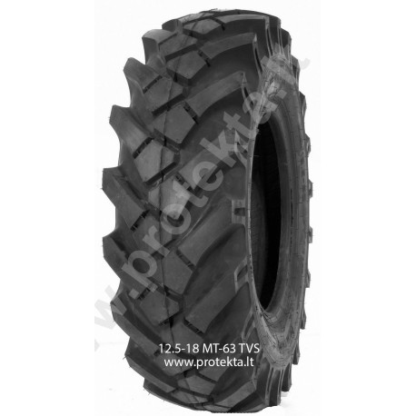 Padanga 12.5-18 12PR 136A8/134D MT-63 TVS 2.24t/40km/h_2.12t/65km/h_3.4atm.TL (egl.)