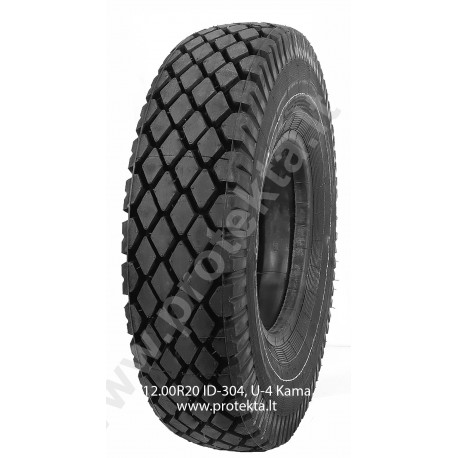 Tyre 12.00R20 ID304, U4 Kama 18PR 154/149J TTF M+S