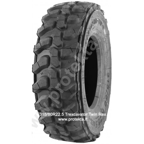 Padanga 315/80R22.5 Trexcavator Twin Rex 162A8 NEW TL