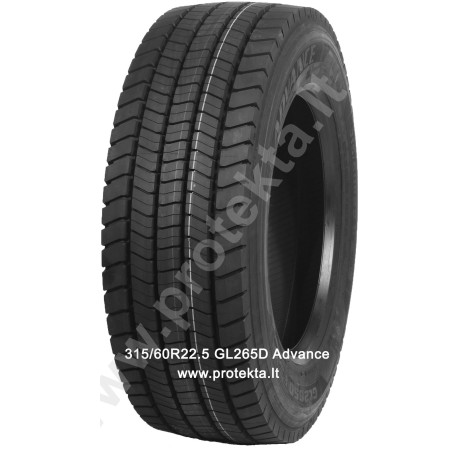 Padanga 315/60R22.5 18PR GL265D Advance 152/148L TL M+S 3PMSF