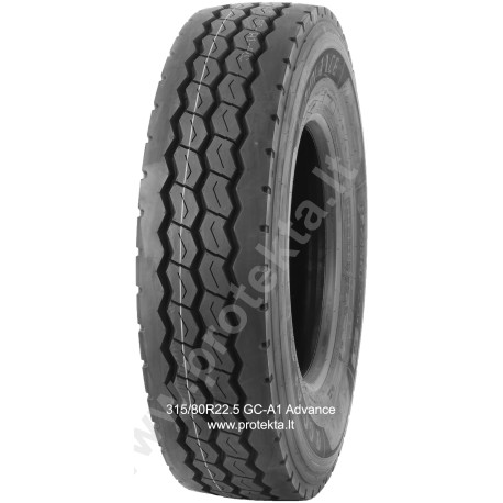 Padanga 315/80R22.5 GC-A1 Advance 20PR 156/150KTL M+S 3PMSF (univ.)