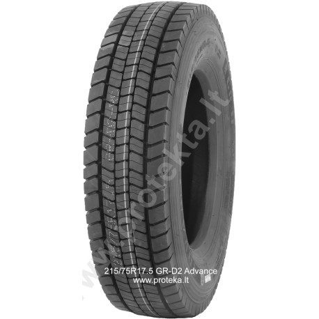 Padanga 215/75R17.5 GRD2 Advance 12PR 126/124M TL M+S 3PMSF (gal.)